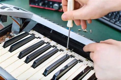 My electronic piano has a few broken keys. Is there a way to